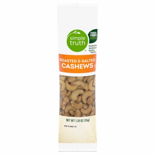 Simple Truth® Roasted & Salted Cashews Perspective: front