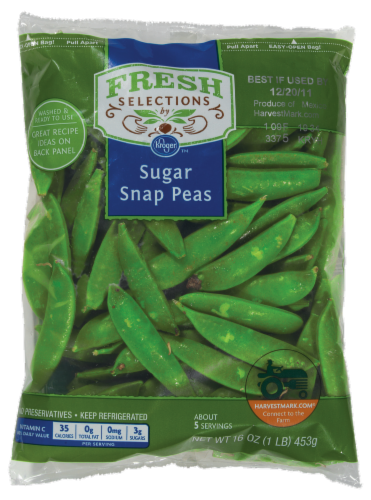 Fresh Selections Sugar Snap Peas Perspective: front