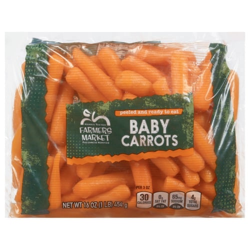 Harris Teeter Farmers Market Peeled Baby Carrots Bag, 16 oz - Harris Teeter