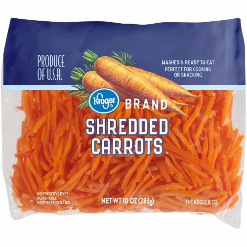 Kroger® Shredded Carrots Perspective: front