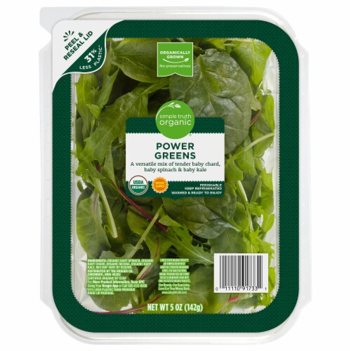 Simple Truth Organic® Power Greens Salad Mix Perspective: front
