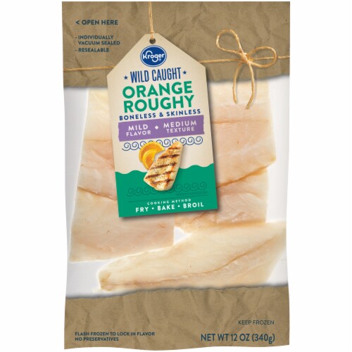 Kroger® Wild Caught Orange Roughy Fillets Frozen Perspective: front
