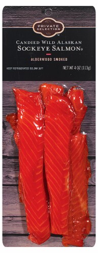 Private Selection™ Candied Wild Alaskan Sockeye Alderwood Smoked Salmon Perspective: front