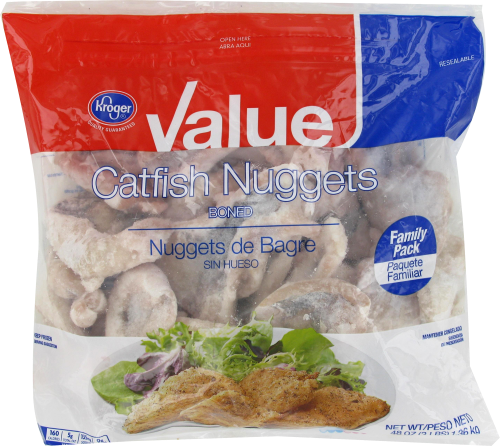Kroger® Value Catfish Nuggets Perspective: front