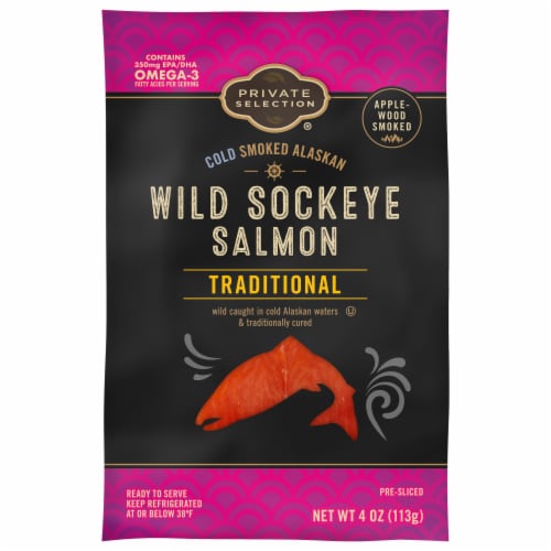 Private Selection® Traditional Cold Smoked Alaskan Wild Sockeye Salmon, 4  oz - Kroger