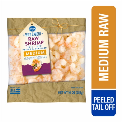 Kroger® Wild Caught Medium Raw Frozen Shrimp 10 Oz Fred Meyer