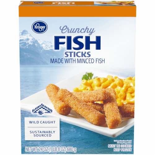 Kroger® Crunchy Fish Sticks Perspective: front