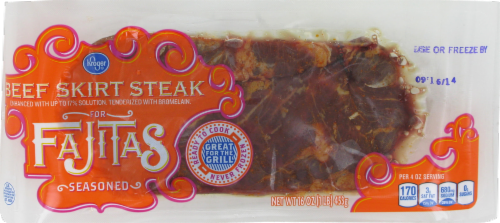 Kroger® Beef Skirt Steak for Fajitas Perspective: front