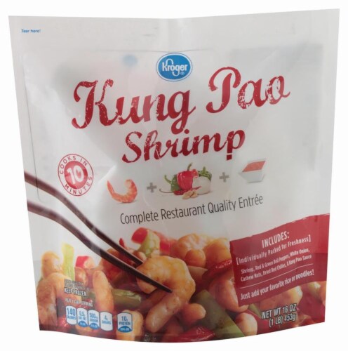 Kroger® Kung Pao Shrimp Meal Kit Perspective: front