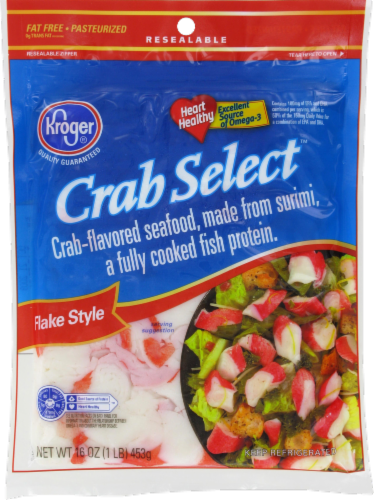 Kroger® Crab Select Imitation Crab Flakes Perspective: front