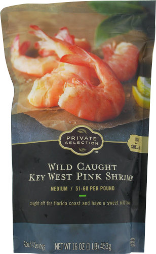 Private Selection™ Wild Caught Key West Pink Shrimp Perspective: front