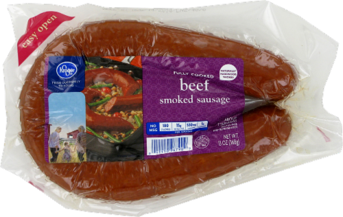 Kroger Beef Smoked Sausage 13 oz Foods Co