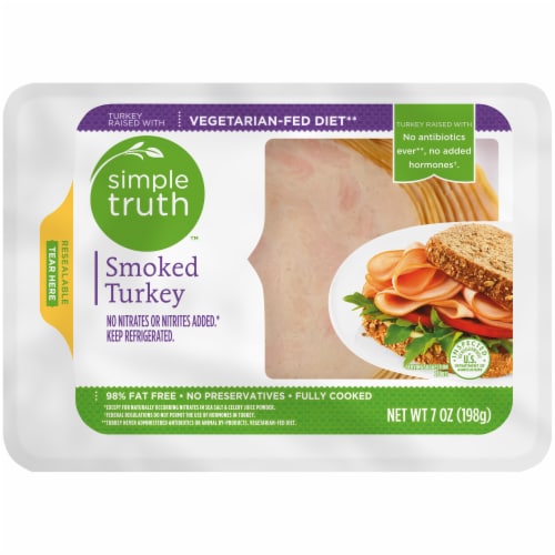 Simple Truth™ Smoked Turkey Breast Lunch Meat Perspective: front