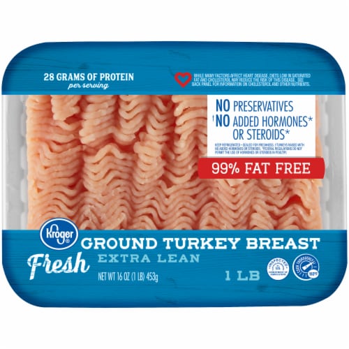Kroger® 99% Fat Free Ground Turkey Breast Perspective: front