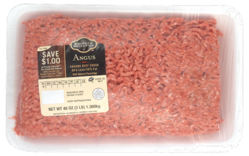 Private Selection™ 80/20 Angus Ground Beef Chuck Perspective: front