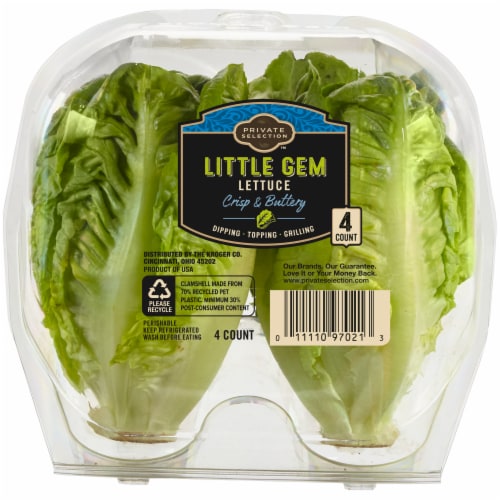 Private Selection™ Little Gem Crisp & Buttery Lettuce Hearts, 4 ct / 10.5  oz - Kroger