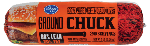 Kroger® Ground Beef Chuck 80% Lean Perspective: front