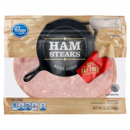 Kroger® Ham Steaks Perspective: front