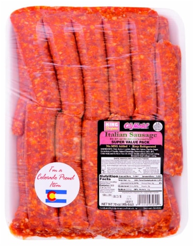 King Soopers City Market®  Italian Sausage Perspective: front
