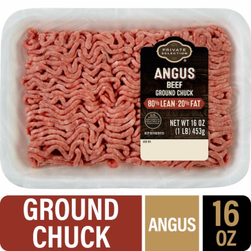 Private Selection® 80/20 Angus Ground Beef Perspective: front