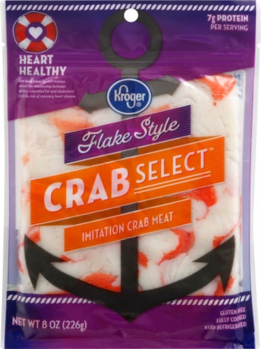 Kroger® Crab Select Flake Style Imitation Crab Meat Perspective: front