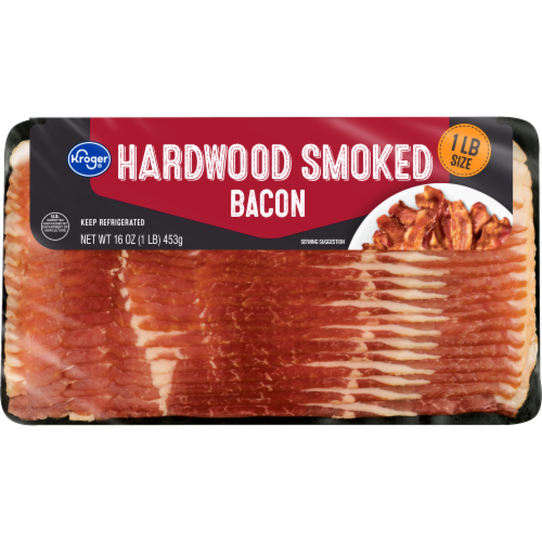 Kroger® Naturally Hardwood Smoked Bacon Perspective: front