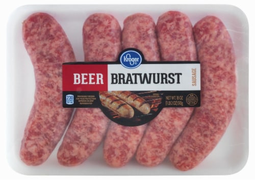 Kroger® Brats Beer Bratwurst Perspective: front