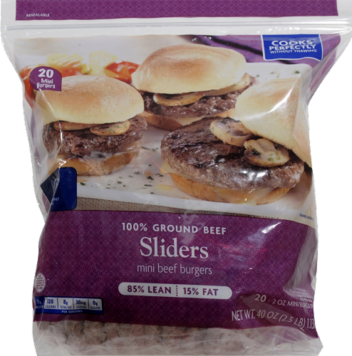 Kroger® Mini Beef Burger Sliders Perspective: front