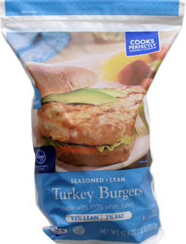 Kroger® Lean Turkey Burgers Perspective: front