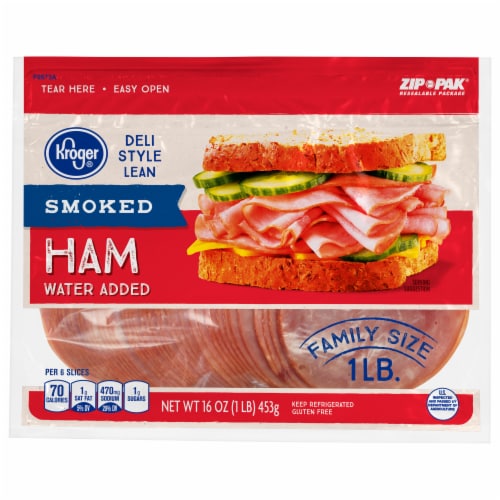 Premium Deli Smoked Ham Lunch Meat, 2 lbs - Foods Co.