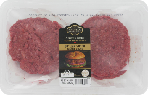 Angus Ground Chuck Patties Perspective: front