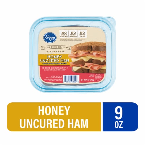 Kroger® Deli Thin Sliced Honey Uncured Ham Perspective: front