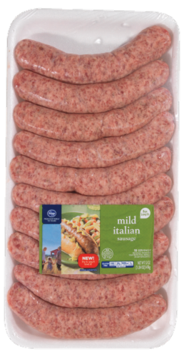 Kroger® Mild Italian Dinner Sausage Links Perspective: front