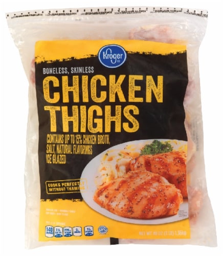 Kroger® Boneless Skinless Chicken Thighs Perspective: front
