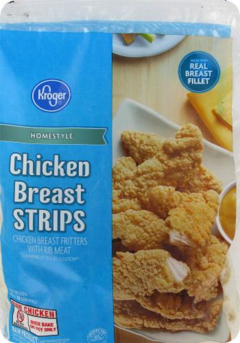 Kroger Chicken Breast Strips Perspective: front