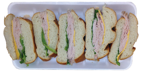 Deli Made to Order Large Sub Perspective: front