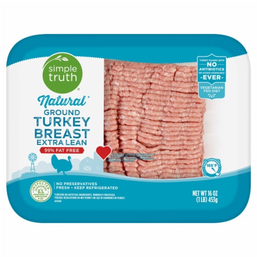 Simple Truth™ 99% Fat Free Natural Ground Turkey Breast Perspective: front