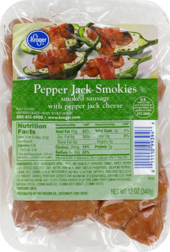 Kroger® Pepper Jack Smokies Perspective: front