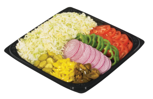 Deli Medium Condiment Tray Perspective: front