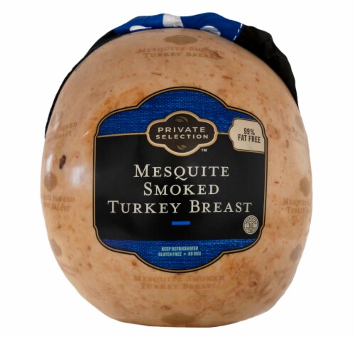 Private Selection™ Mesquite Smoked Turkey Breast Fresh Sliced Deli Meat Perspective: front