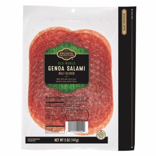 Private Selection® Genoa Salami Deli Sliced Perspective: front