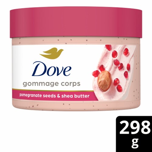 Dove Exfoliating Body Polish Pomegranate & Shea Butter Scrub Perspective: front