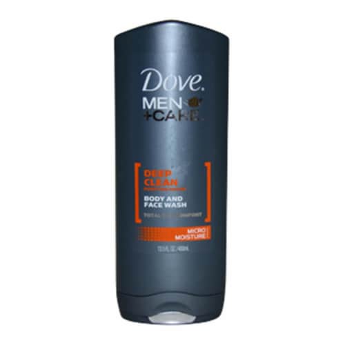 Dove Exfoliating Deep Clean Body and Face Wash Perspective: front