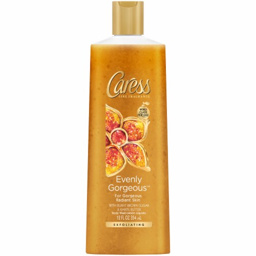 Caress Evenly Gorgeous Exfoliating Body Wash Perspective: front