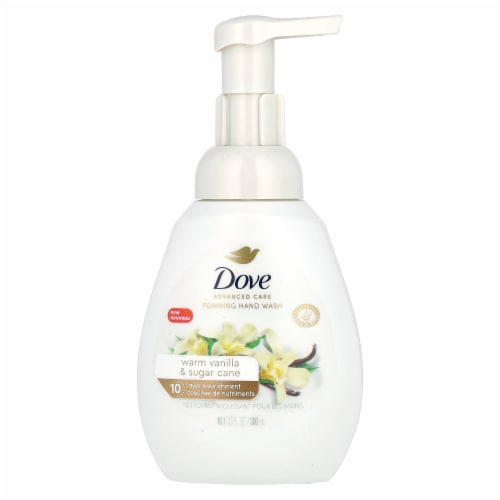 Dove Warm Vanilla and Sugar Cane Nourishing Foaming Hand Wash Perspective: front