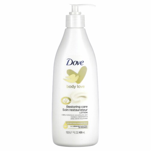 Dove Restoring Care Lotion - 13.5 fl oz (400 ml) Perspective: front