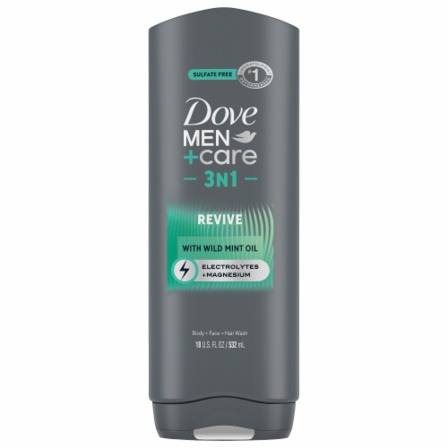 Dove Men + Care 3in1 Revive Body + Face + Hair Wash Perspective: front