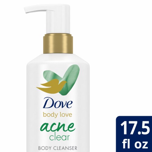 Dove Body Love Acne Clear Body Cleanser Perspective: front