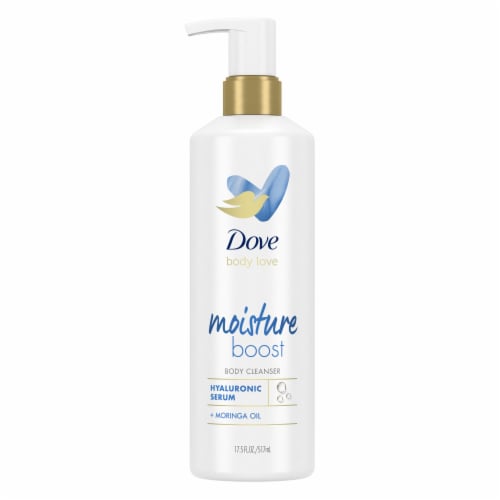 Dove Body Love Moisture Boost Body Cleanser Perspective: front