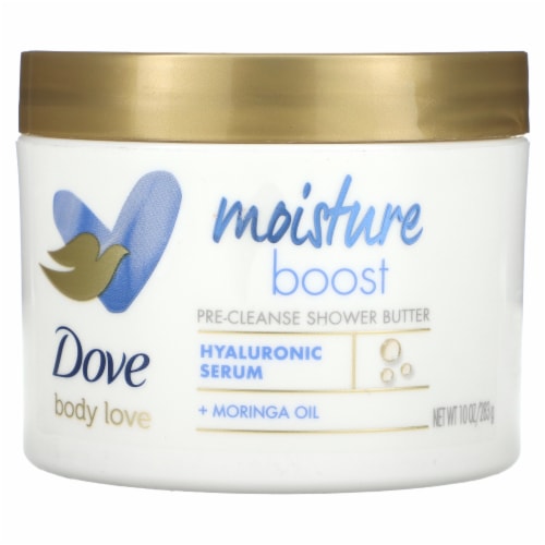 Dove Body Love Moisture Boost Pre-Cleanse Shower Butter - 10 oz (283 g) Perspective: front